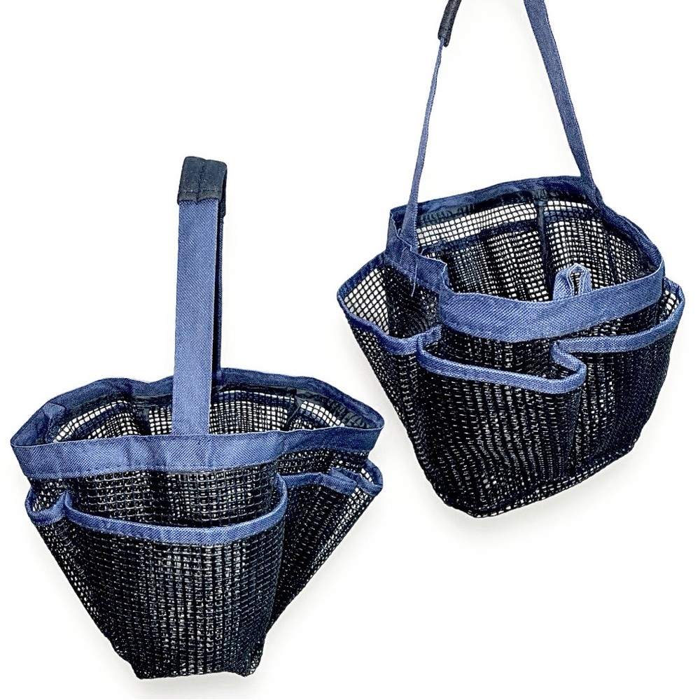NWOT Large Mesh Shower Caddy Organizer Travel Bag Dorm Living Essential